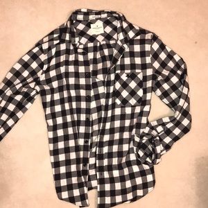 Black & White flannel